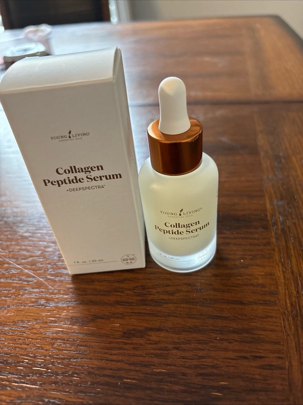 Young Living Collagen Peptide Serum - White Bottle with Copper Cap
